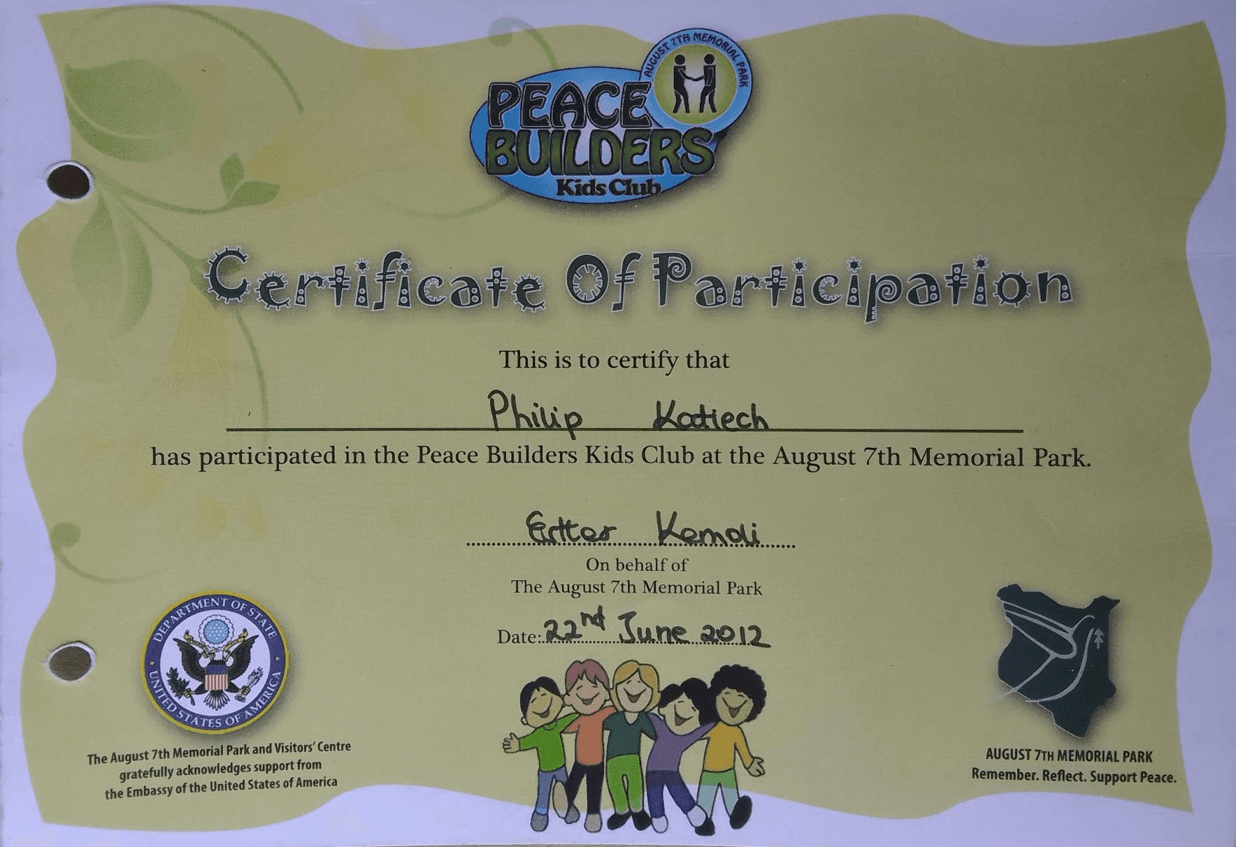 Technology Certificate 2