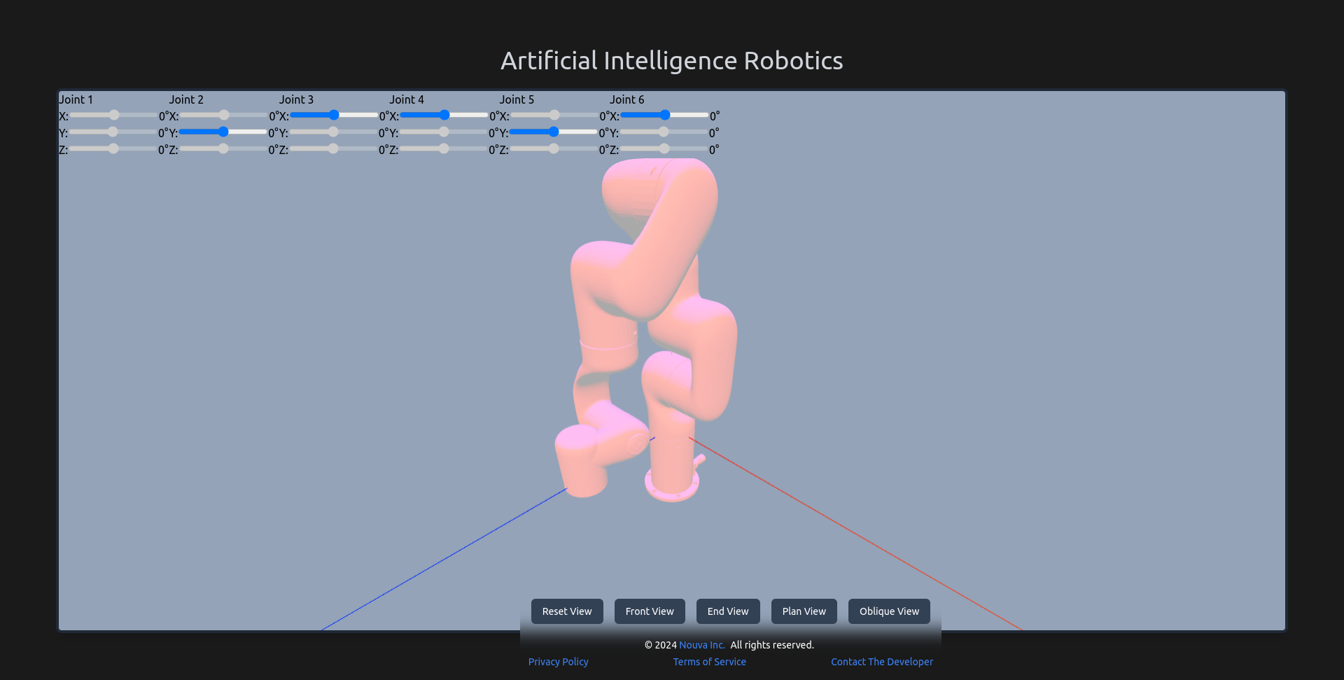 Artificial Intelligence Robot (Web)