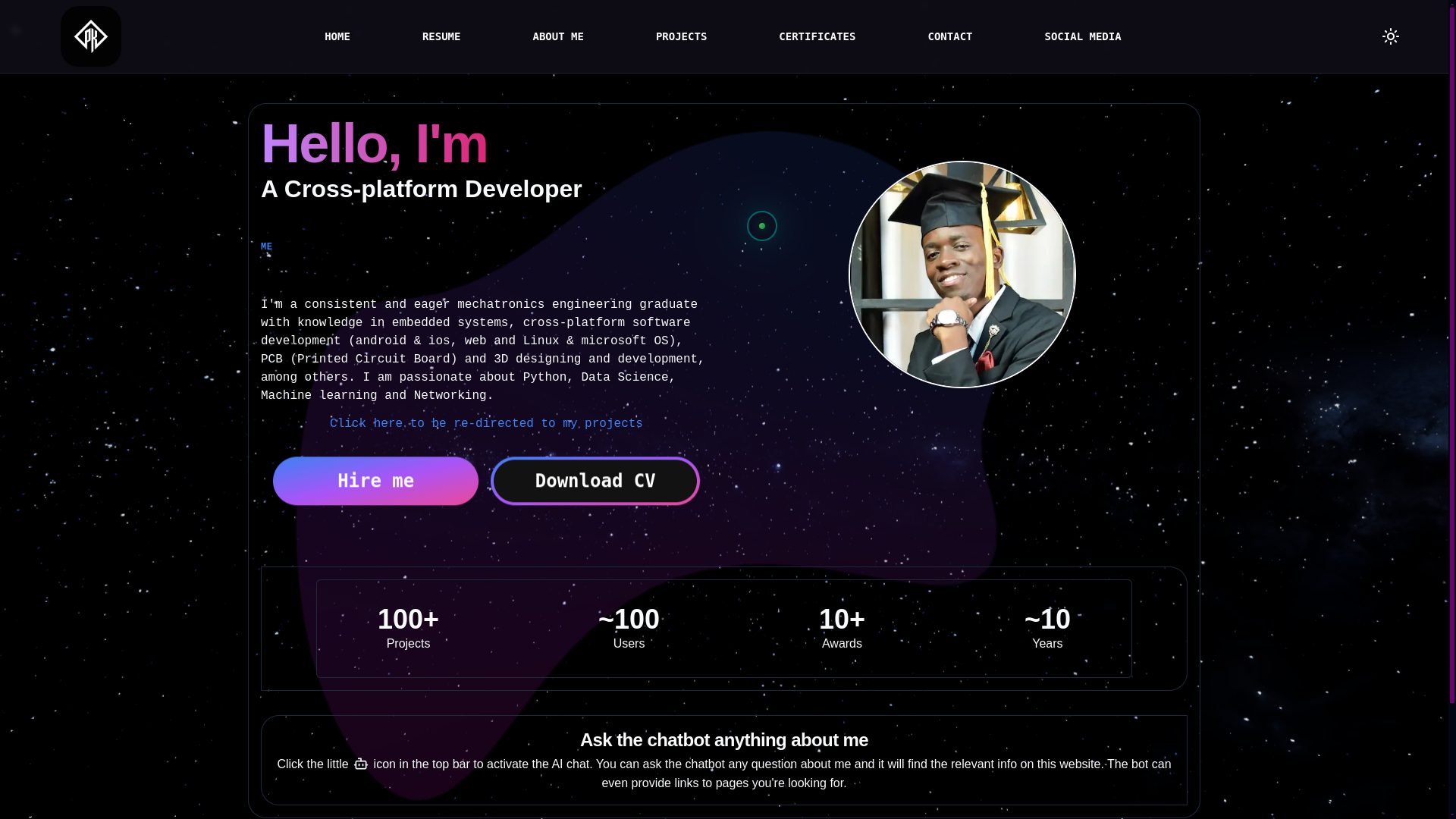 My Professional Website