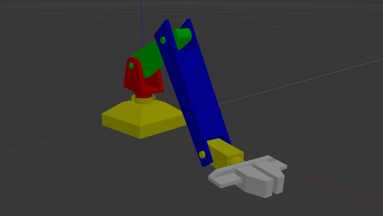 6 Axis Robot Arm in ROS2, Gazebo Simulation